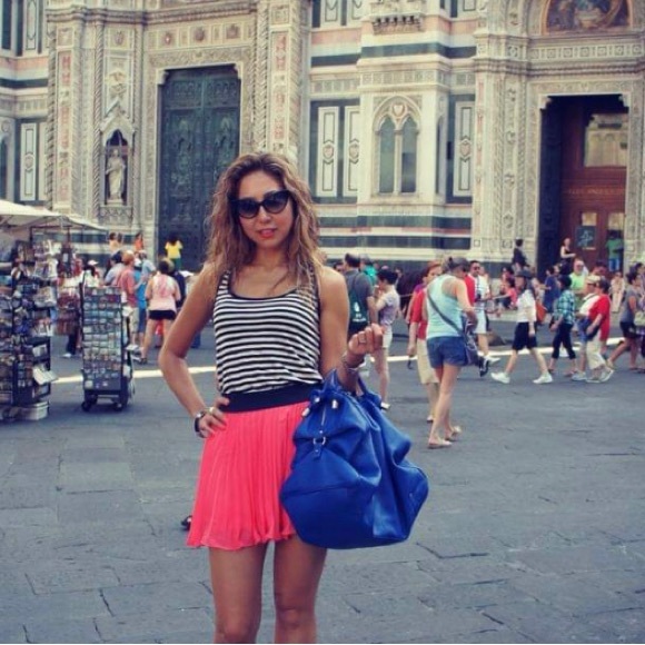 Versace bag - blue - silver detailing - Picture 1 of 7